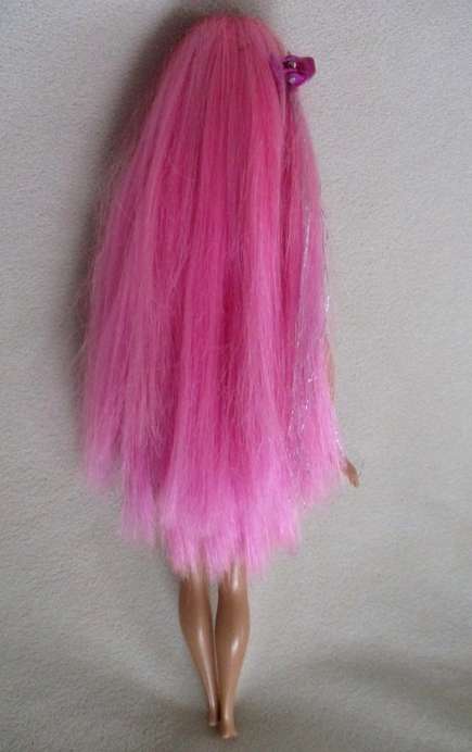 MATTEL BARBIE DOLL WITH LOVELY LONG SOFT PINK HAIR