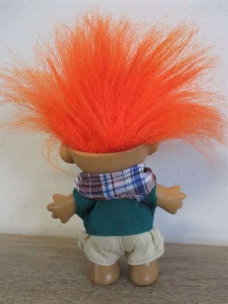 CUTE RUSS BERRIE TROLL IN ORIGINAL OUTFIT!!