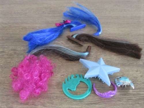 MY LITTLE PONY - POP-ON/SNAP-ON MANE AND TAIL PIECES AND OTHER GOODIES
