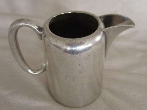 SET OF VINTAGE 1930's WALKER AND HALL SHEFFIELD A1 HARD & SILVER SOLDERED COFFEE POTS AND CREAMERS