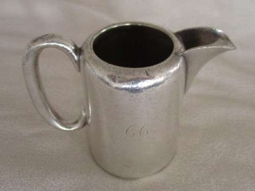 SET OF VINTAGE 1930's WALKER AND HALL SHEFFIELD A1 HARD & SILVER SOLDERED COFFEE POTS AND CREAMERS