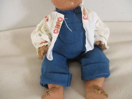 STRAIGHT OUT OF THE ATTIC - AN ANTIQUE COMPOSITION DOLL