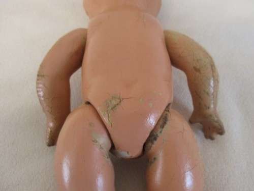 STRAIGHT OUT OF THE ATTIC - AN ANTIQUE COMPOSITION DOLL