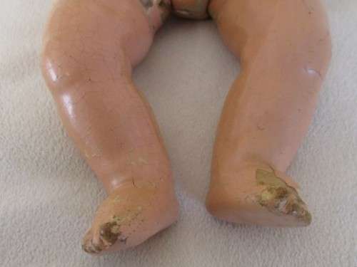 STRAIGHT OUT OF THE ATTIC - AN ANTIQUE COMPOSITION DOLL