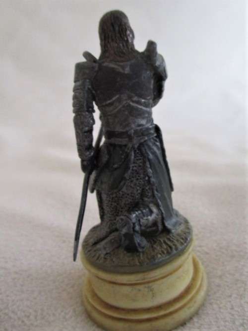 LEAD FIGURE - LORD OF THE RINGS CHESS PIECE - FARAMIR - WHITE PAWN