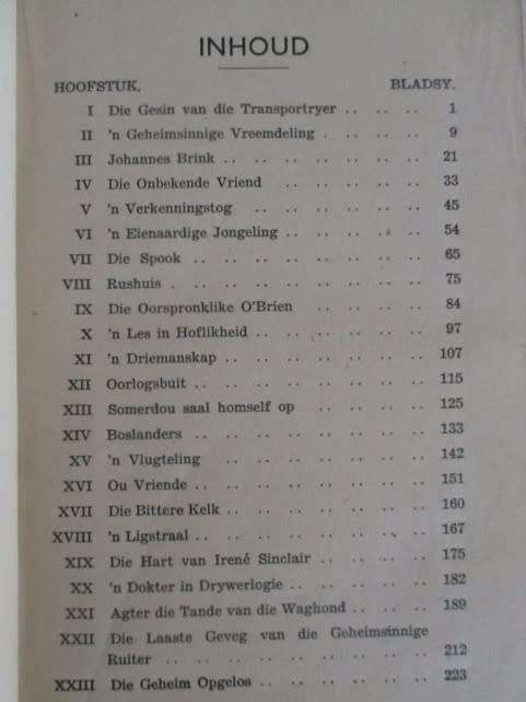 1944 HARDEBAND - DIE EENOOG-VERKENNER DEUR A. DU BIEL - 'N BOEREOORLOG VERHAAL