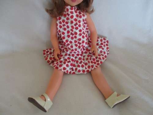 SO RARE! VINTAGE 1960's ORIGINAL SEBINO, ITALY 48CM DOLL MADE EXCUSIVELY FOR SINGER SEWING MACHINES