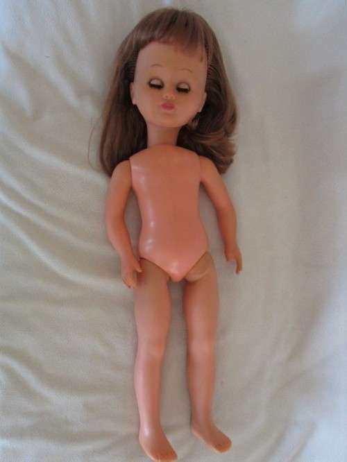 SO RARE! VINTAGE 1960's ORIGINAL SEBINO, ITALY 48CM DOLL MADE EXCUSIVELY FOR SINGER SEWING MACHINES