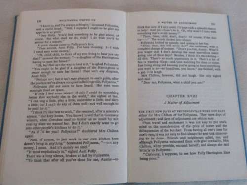 1973 - HARD COVER WITH DUST COVER - POLLYANNA GROWS UP BY E.H. PORTER - INSPIRING!