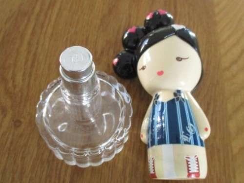 THREE VERY PRETTY AND UNIQUE PERFUME BOTTLES FOR THE COLLECTOR