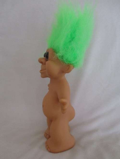 A LARGE VINTAGE PRIMA TROLL - 23CM TALL EXCLUDING HAIR