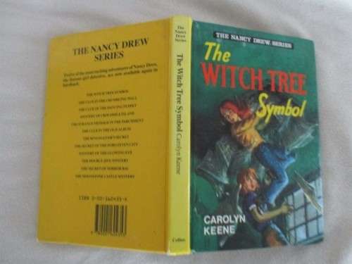 1974 HARDCOVER - ONE OF THE NANCY DREW SERIES - THE WITCH TREE SYMBOL