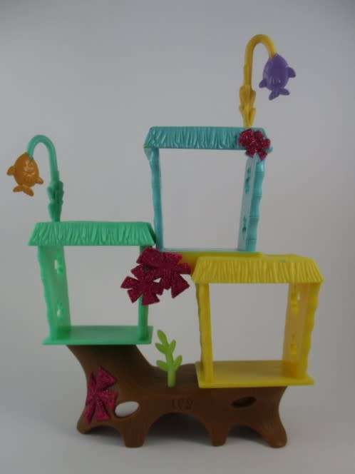NO.34 - HASBRO LITTLEST PET SHOP - TWO DISPLAY STANDS FOR YOUR LPS FIGURES