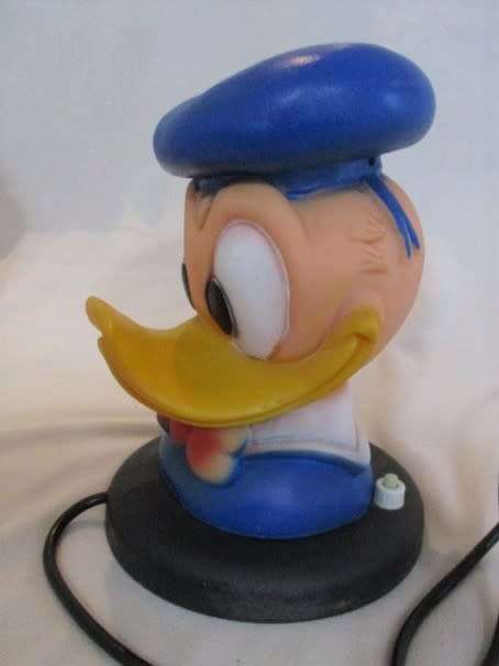 QUIRKY VINTAGE 1984 DONALD DUCK LAMP (MADE BY ILLUMINA) PERFECT WORKING CONDITION WITH ORIGINAL BOX