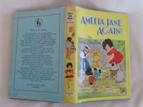 FOR BONJOURPARIS40 ONLY - 1969 - ENID BLYTON HARDCOVER + DUST COVER - AMELIA JANE AGAIN!