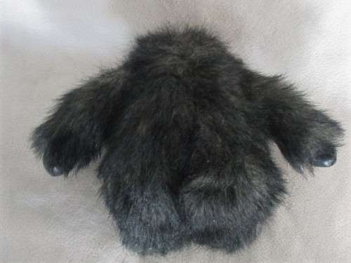 THE CUTEST GORILLA WITH FAUX LEATHER FACE, HANDS, FEET AND CHEST