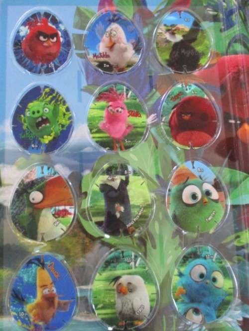 SPAR ANGRY BIRDS LENTICULAR CARD ALBUM WITH COMPLETE SET OF CARDS
