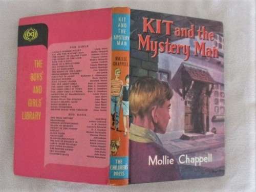 1968 - HARDCOVER -KIT AND THE MYSTERY MAN - RHODESIAN AUTHOR MOLLIE CHAPPEL