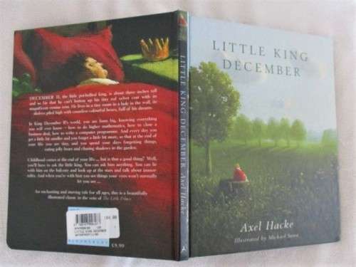 HARD COVER - A CHARMING BED TIME STORY - LITTLE KING DECEMBER BY AXEL HACKE - GREAT CONDITION