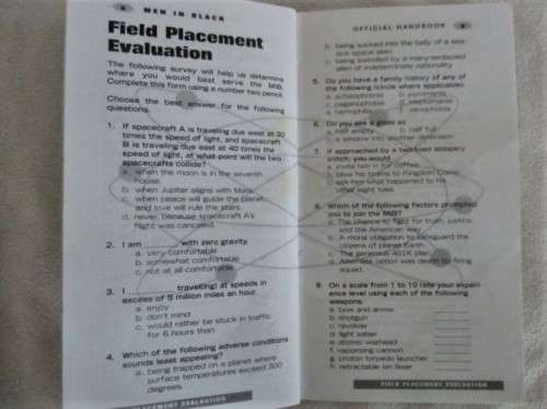 MEN IN BLACK - OFFICIAL AGENTS` HANDBOOK (SOFT COVER)