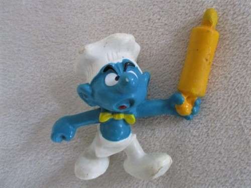 VINTAGE PEYO BULLY SMURF - HEAD COOK