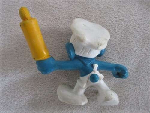 VINTAGE PEYO BULLY SMURF - HEAD COOK