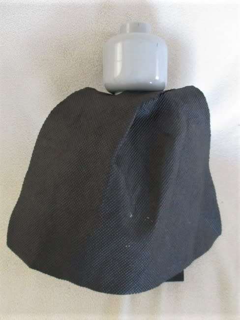 A 20CM TALL LEGO STAR WARS DARTH VADER TORCH - INCOMPLETE BUT WORKING