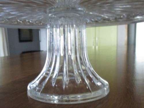 FOR ISMAIL ONLY - STUNNING GLASS CAKE STAND - MADE IN ITALY