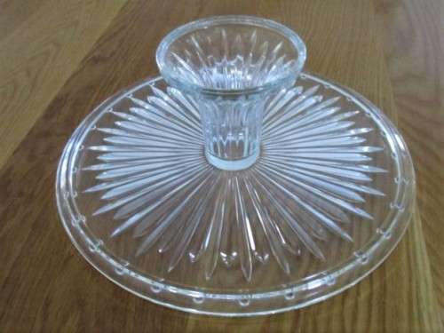 FOR ISMAIL ONLY - STUNNING GLASS CAKE STAND - MADE IN ITALY