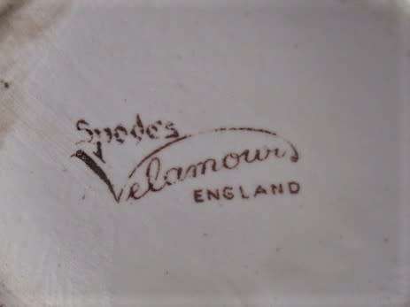 VINTAGE SPODE VELAMOUR ART DECO SPILL VASE - 1930's ERIC OLSEN DESIGN