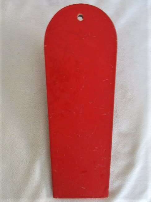 CANAL BARGEWARE ART - HAND PAINTED BRUSH ON WALL MOUNTED STAND