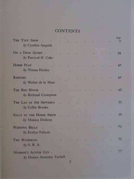 1947 - RARE ANNUAL - (LADY) CYNTHIA ASQUITH'S ANNUAL (WITH DUST COVER)