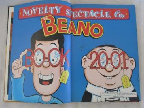 2001 - THE BEANO BOOK (IN GREAT CONDITION)
