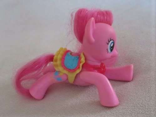ARTICULATED!! CUTE HASBRO G4 MY LITTLE PONY WITH SADDLE - PINKIE PIE