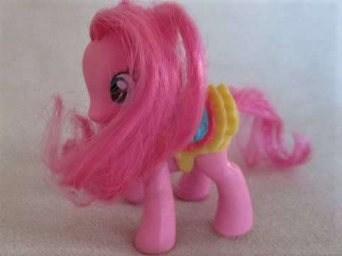 ARTICULATED!! CUTE HASBRO G4 MY LITTLE PONY WITH SADDLE - PINKIE PIE