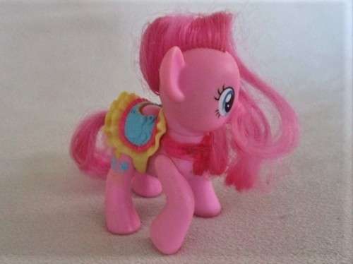 ARTICULATED!! CUTE HASBRO G4 MY LITTLE PONY WITH SADDLE - PINKIE PIE