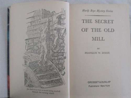 1980 HARD COVER -  THE HARDY BOYS SERIES - THE SECRET OF THE OLD MILL