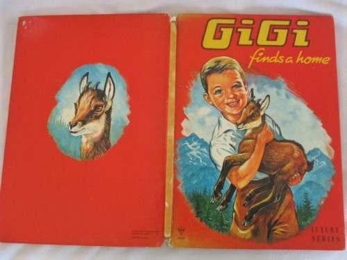 1960's - A VERY RARE CHILDREN'S BOOK ILLUSTRATED BY THE RENOWNED ROBERT DALLET - GIGI FINDS A HOME
