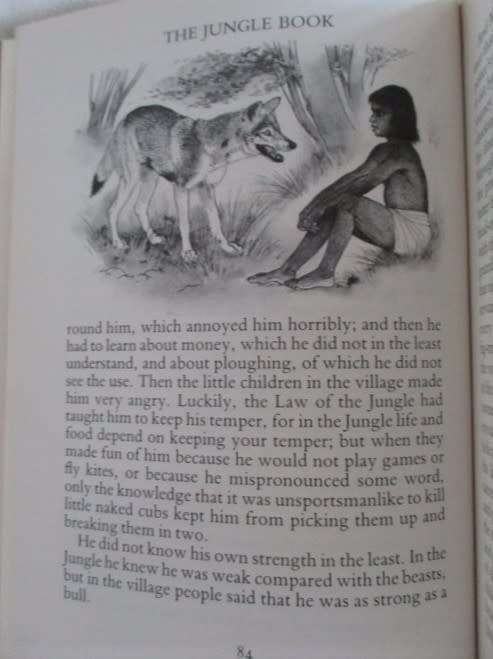 FOR BONJOURPARIS40 ONLY - 1983 HARD COVER PLUS DUST COVER - THE JUNGLE BOOK - GREAT CONDITION