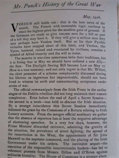 1919 HARD COVER - MR. PUNCH'S HISTORY OF THE GREAT WAR