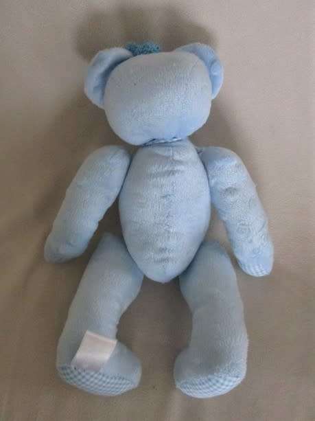 TWO SWEET, SOFT, CLEAN BLUE BEARS FOR A BABY BOY