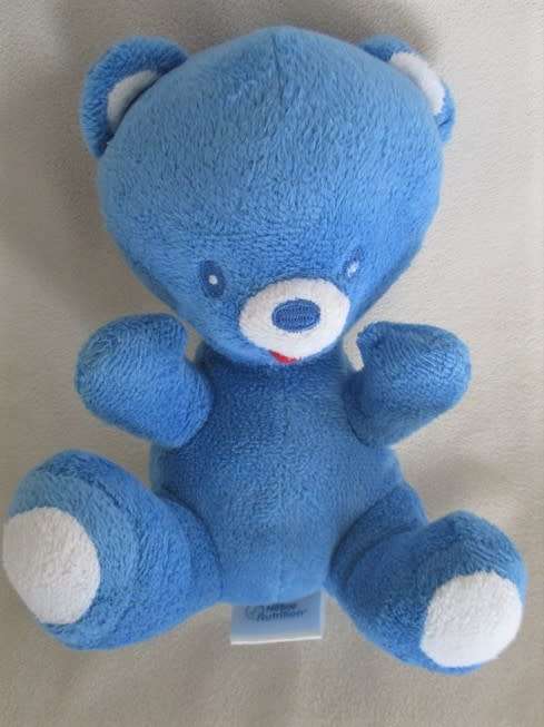 TWO SWEET, SOFT, CLEAN BLUE BEARS FOR A BABY BOY