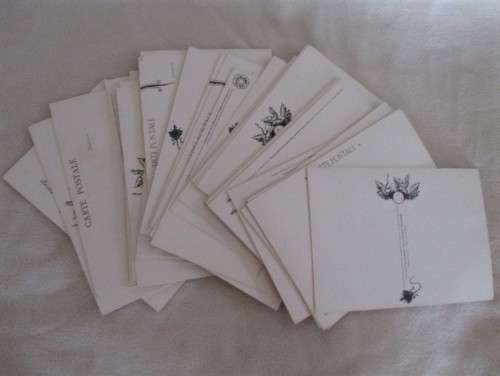 RELISTED - BOX OF 42 HIGHLY COLLECTABLE (& WEIRD) GRIFFIN & SABINE POSTCARDS (UNUSED - NICK BANTOCK)