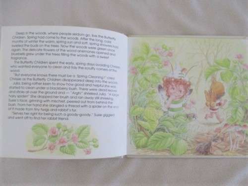 HARD COVER - THE BUTTERFLY CHILDREN - SHREIKS AND SHOWERS - SWEET ILLUSTRATIONS