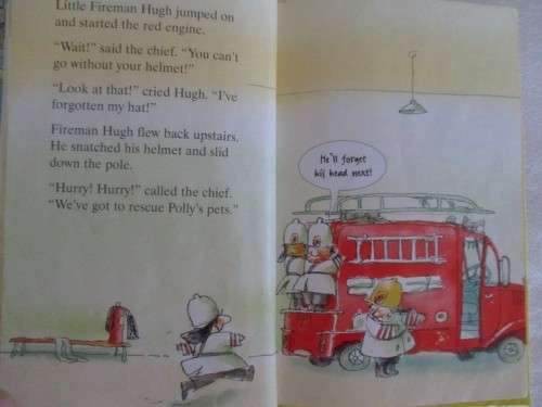 LADYBIRD LITTLE SERIES - FORGETFUL LITTLE FIREMAN
