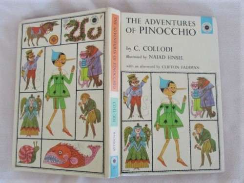 1963 HARDCOVER - AN EARLY EDITION OF THE ADVENTURES OF PINOCCHIO BY C. COLLODI