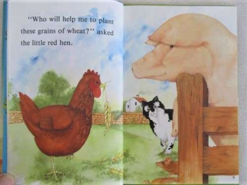 1986 HARD COVER - LADYBIRD - THE LITTLE RED HEN