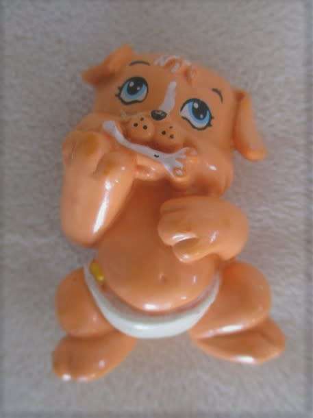 CUTE MAGIC DIAPER PUPPY WITH BONE