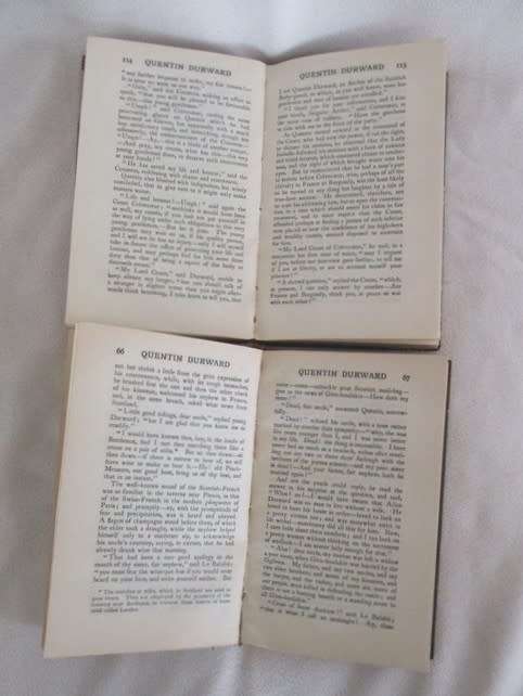 1898 - QUENTIN DURWARD BY SIR WALTER SCOTT - VOL.I AND II