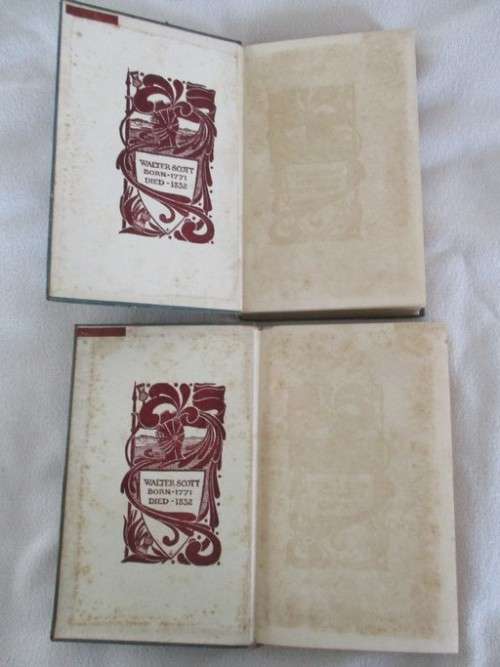 1899 - WOODSTOCK BY SIR WALTER SCOTT - VOL.I AND II